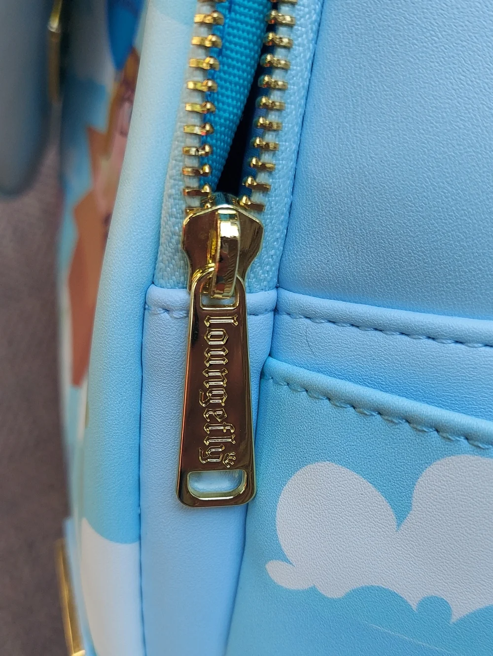 Pixar Carl & Ellie Light Blue Kids Mini Backpack